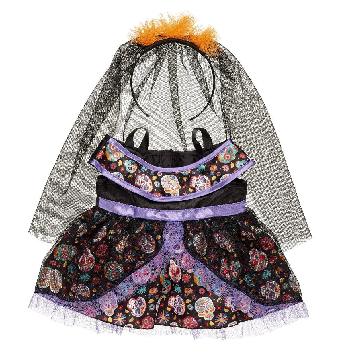 Día de los Muertos Cat Plush Dress Gift Set | Build-A-Bear® - US 4590