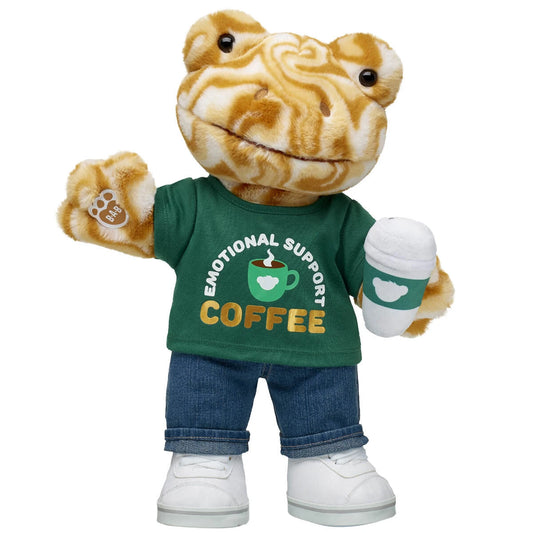 Frappe Frog Stuffed Animal Emotional Support Set | Build-A-Bear® - US 0604