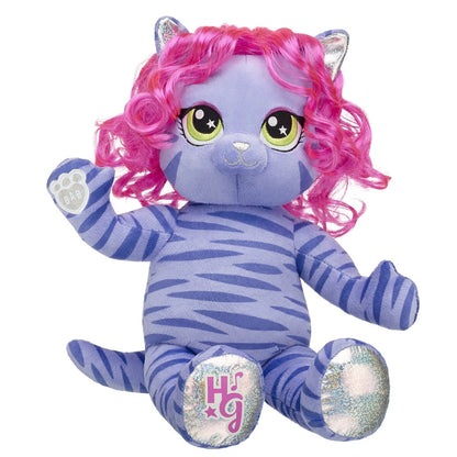 Honey Girls Teegan Tiger Pink Hair Plush Toy Gift Set - US 6199