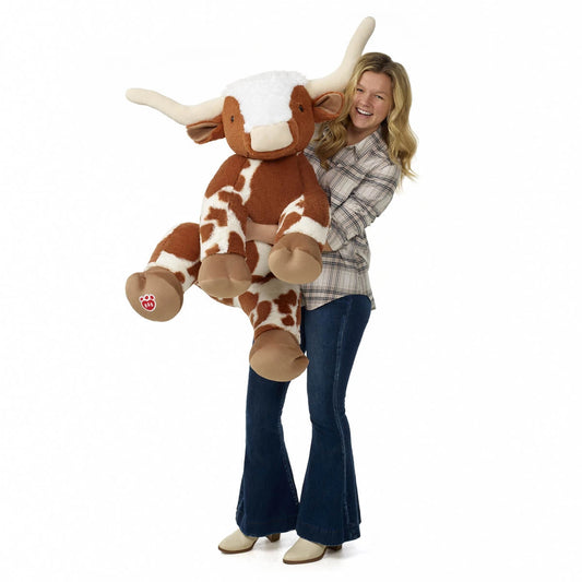 Giant Longhorn Cow Stuffed Animal | Build-A-Bear® - US 8029