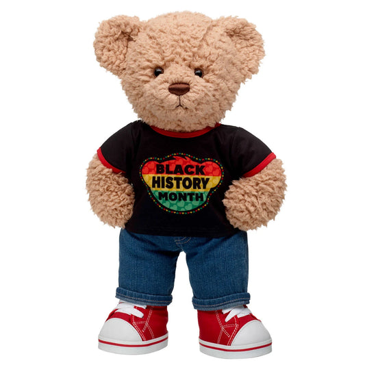 Timeless Teddy Bear Black History Month | Build-A-Bear - US 3238