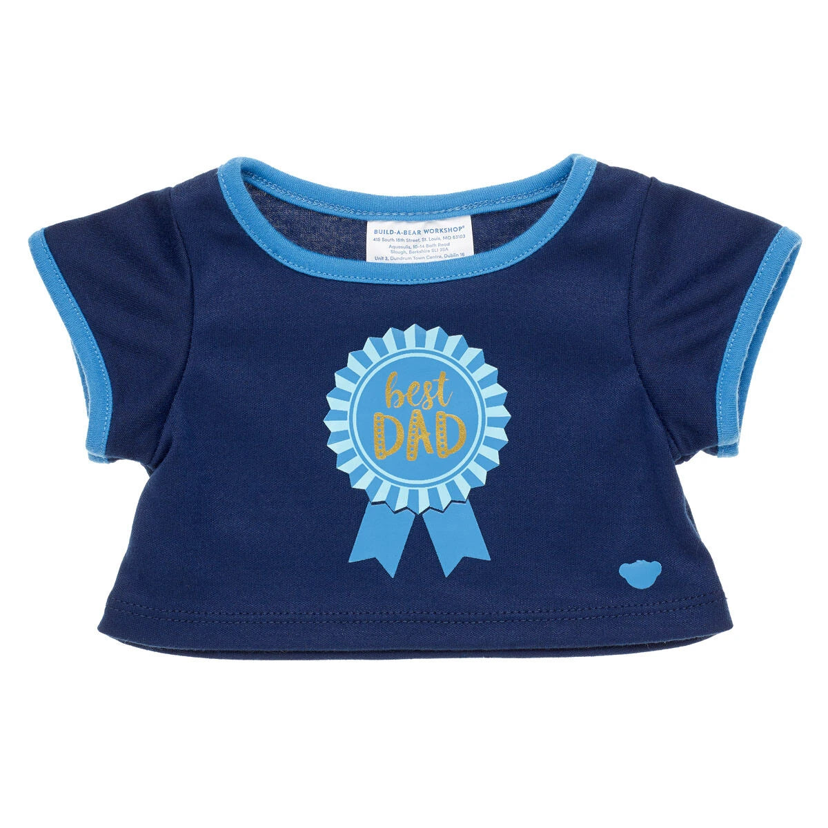 Plush Toy Best Dad T-Shirt | Build-A-Bear® - US 0894