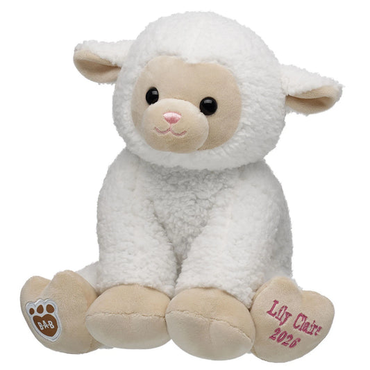 Embroidered Lamb Stuffed Animal Spring Gift Set Easter BAB - US 8223
