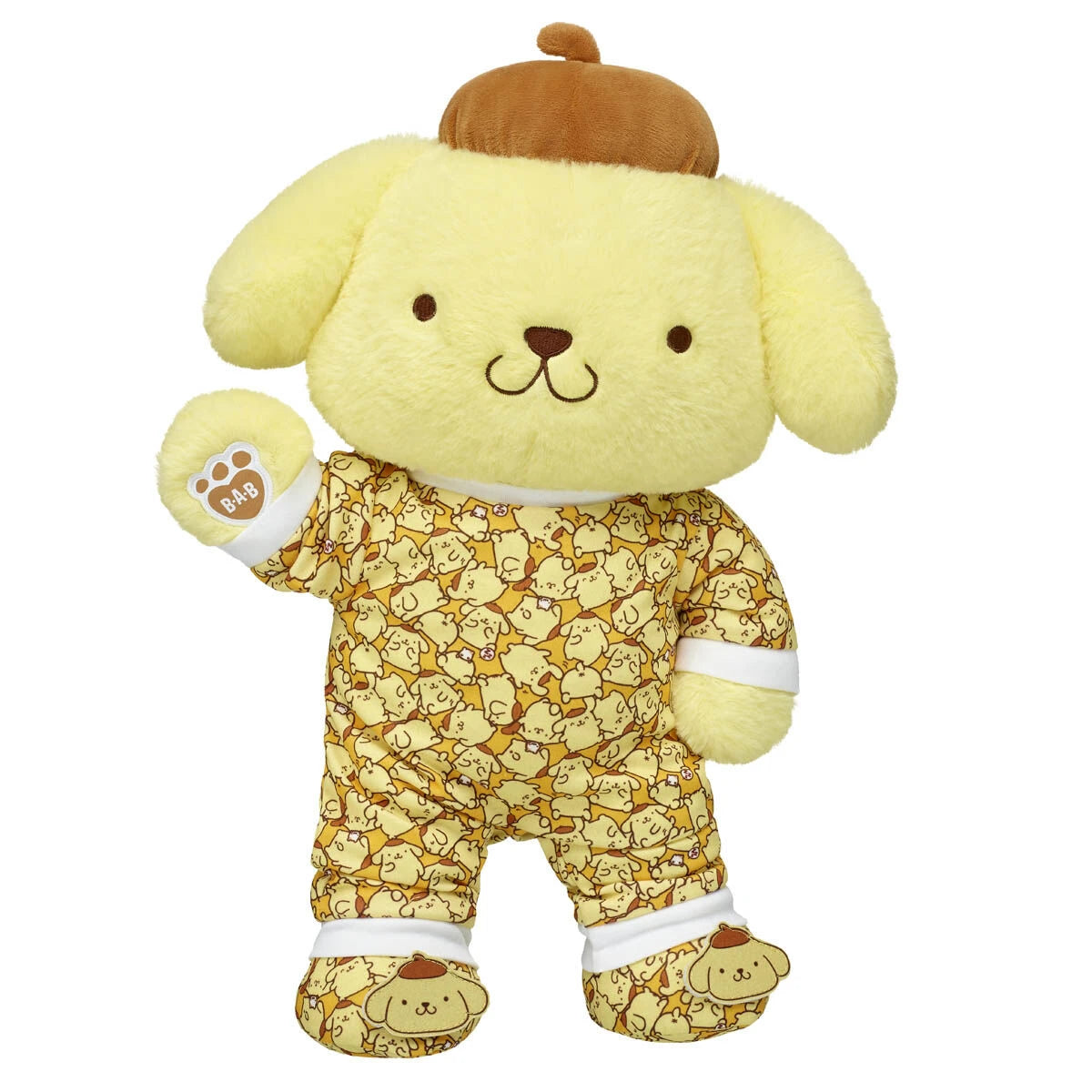 Sanrio Hello Kitty and Friends® Pompompurin™ Stuffed Animal Gift Set with Sleeper and Slippers | Build-A-Bear® - US 1457