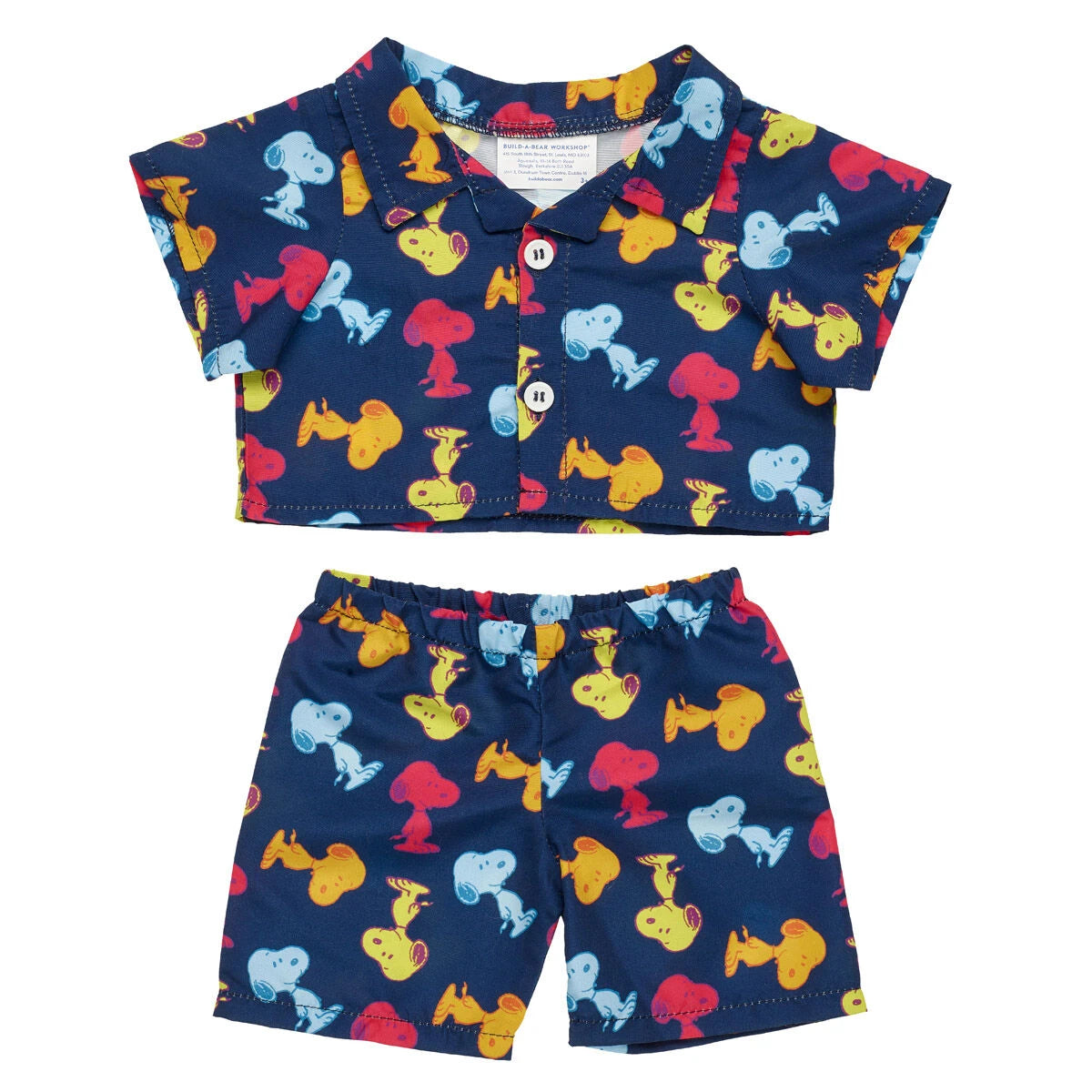 Timeless Teddy Bear &amp; Peanuts® Snoopy Pajamas | Build-A-Bear® - US 8204
