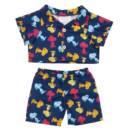 Timeless Teddy Bear &amp; Peanuts® Snoopy Pajamas | Build-A-Bear® - US 8204