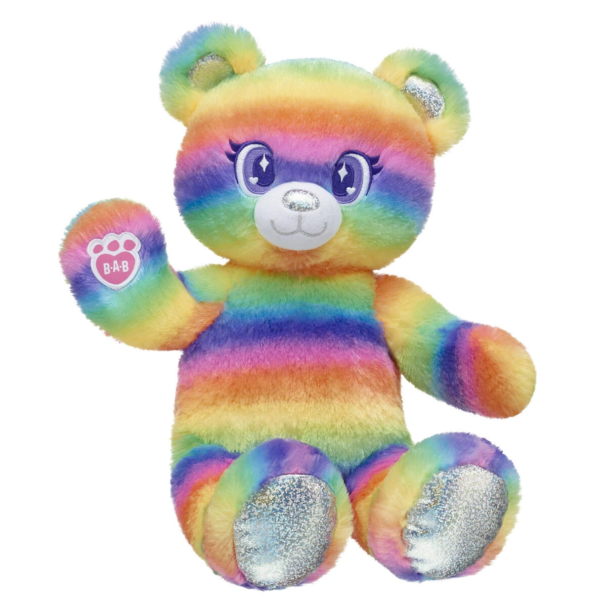 Rainbow Stripes Teddy Bear Gift Set | Build-A-Bear - US 5265