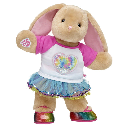 Pawlette™ Bunny Plush Rainbow Sequin Tutu | Build-A-Bear - US 2348