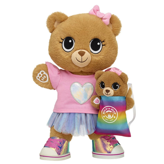 Bearnice Teddy Bear Mini Beans® &amp; Bear Carrier Set | Build-A-Bear® - US 4915