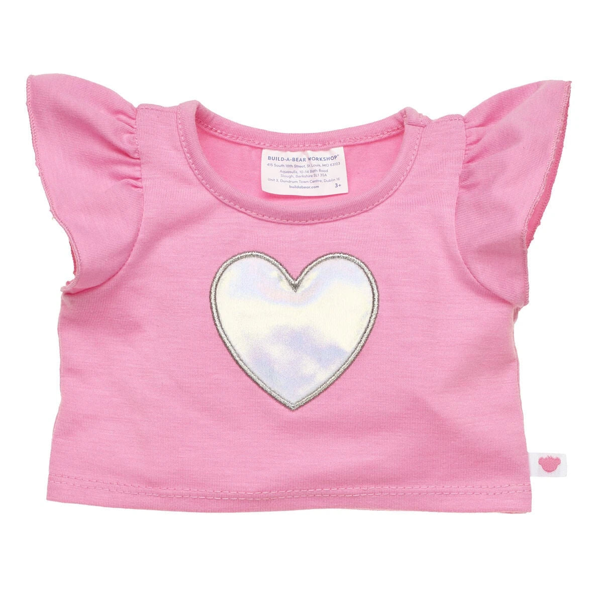 Kabu™ Pink Heart T-Shirt for Plush Toys | Build-A-Bear® - US 7915