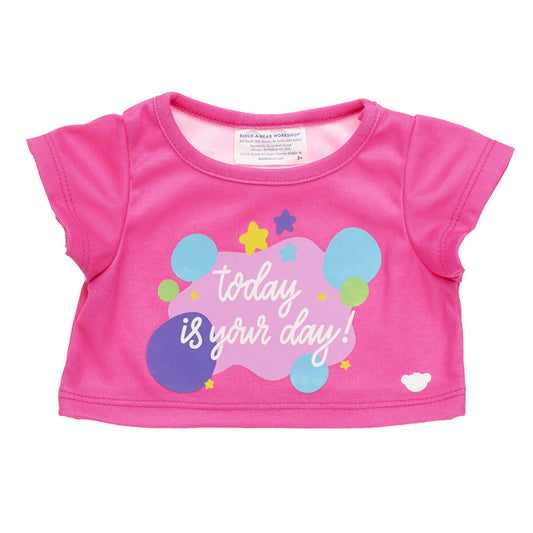 "Today Is Your Day!" Tee for Plush Toys | Build-A-Bear® - US 7674
