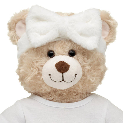 White Plush Bow Headwrap for Plush Toys | Build-A-Bear® - US 3258