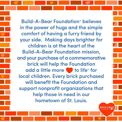 Build-A-Bear Foundation Deluxe Commemorative Brick - US 0051