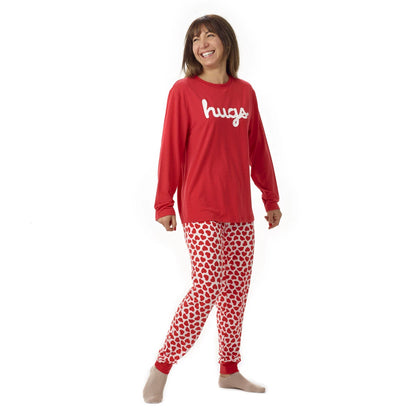Build-A-Bear Pajama Shop™ Red Hearts PJ Pants - Adult - US 3326