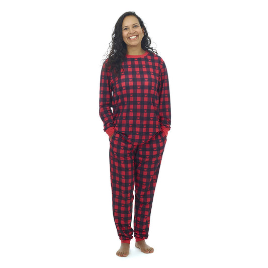 Build-A-Bear Pajama Shop™ Buffalo Check Top - Adult - US 0788