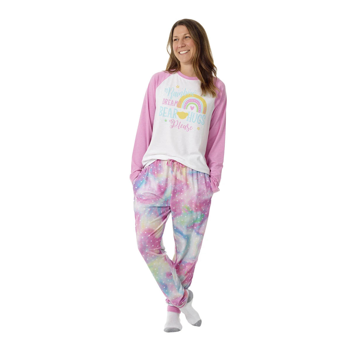 Build-A-Bear Pajama Shop™ Rainbow Galaxy Joggers - Adult - US 9258