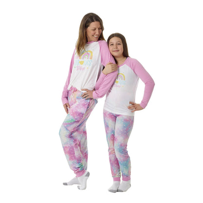 Build-A-Bear Pajama Shop™ Rainbow Galaxy Joggers - Adult - US 9258