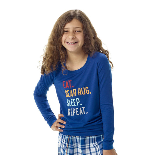 Build-A-Bear Pajama Shop™ Eat Sleep Repeat Top - Toddler &amp; Youth - US 4452