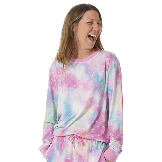 Build-A-Bear Pajama Shop™ Rainbow Galaxy Top - Adult - US 6407