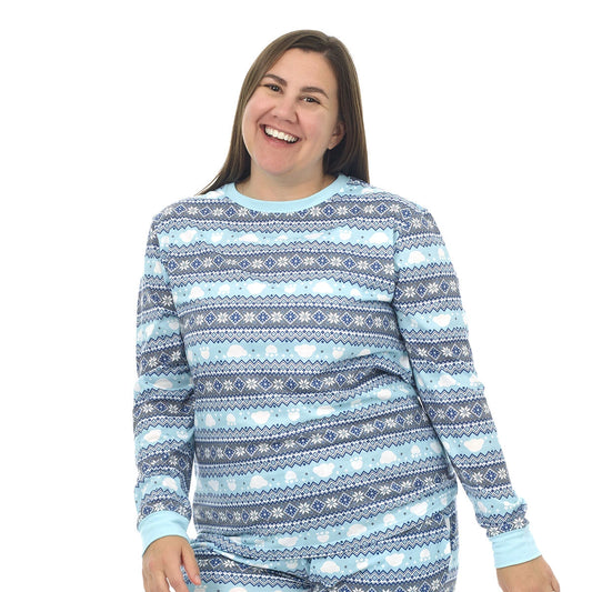 Build-A-Bear Pajama Shop™ Winter Fair Isle Top - Adult - US 4935