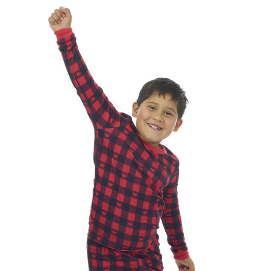 Build-A-Bear Pajama Shop™ Buffalo Check Top - Toddler &amp; Youth - US 8400