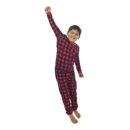 Build-A-Bear Pajama Shop™ Buffalo Check Top - Toddler &amp; Youth - US 8400