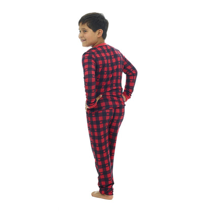 Build-A-Bear Pajama Shop™ Buffalo Check Top - Toddler &amp; Youth - US 6420