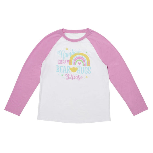 Build-A-Bear Pajama Shop™ Rainbow Dreams &amp; Bear Hugs Please PJ Top - Adult - US 4745