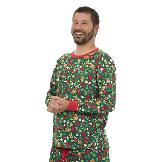 Build-A-Bear Pajama Shop™ Holiday Print Top - Adult - US 8948