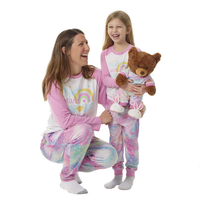 Build-A-Bear Pajama Shop™ Rainbow Dreams &amp; Bear Hugs Please PJ Top - Toddler &amp; Youth - US 8888