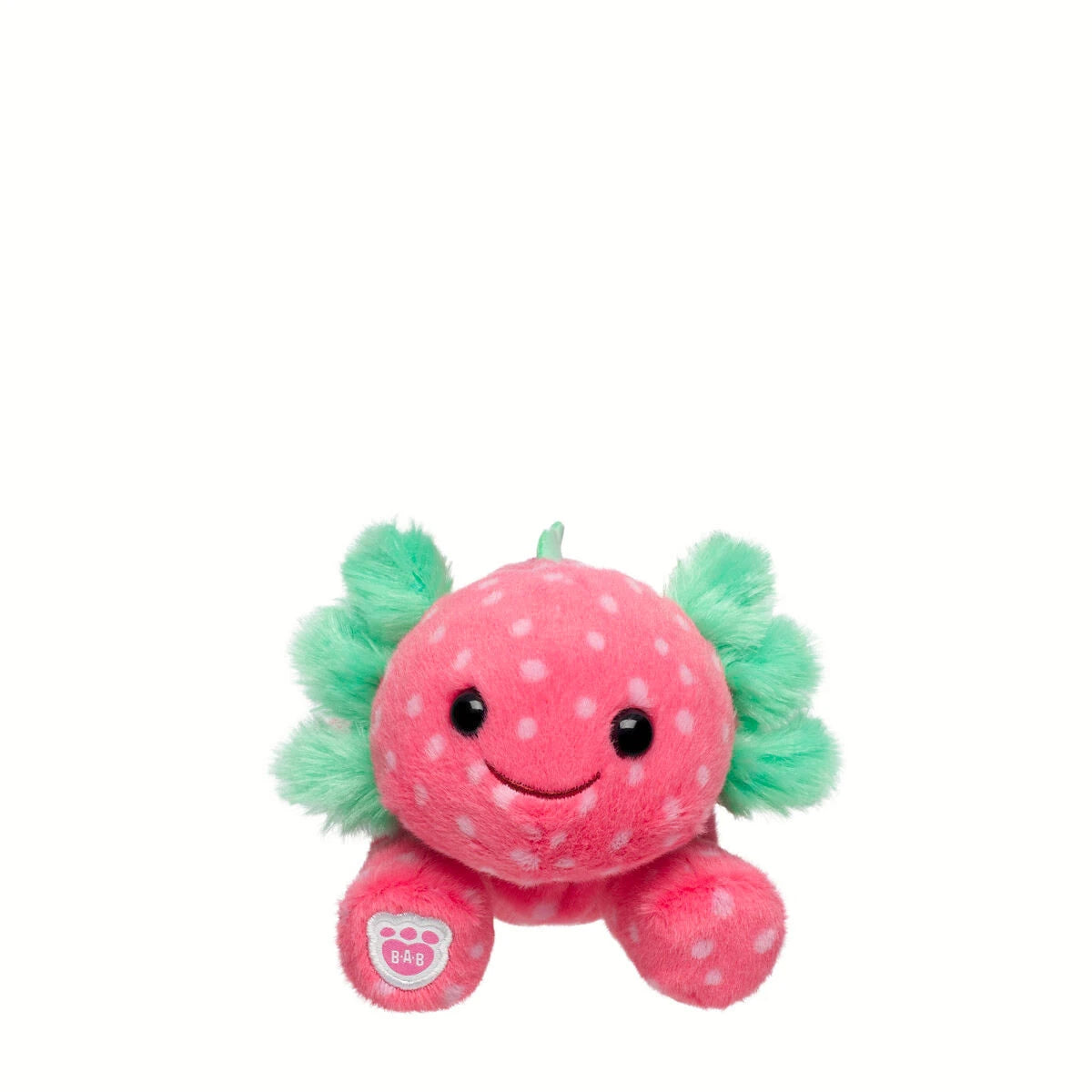 Build-A-Bear Mini Beans Strawberry Axolotl Stuffed | BAB - US 7405