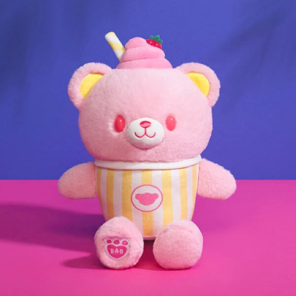 Strawberry Lemonade Bear Slushie Plushie | Build-A-Bear - US 5729