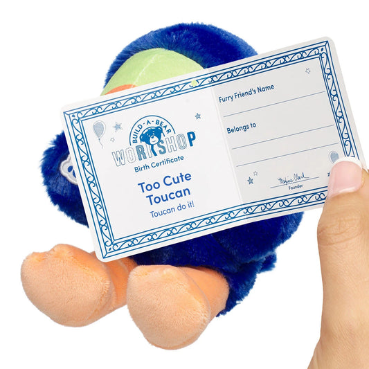 Build-A-Bear Mini Beans Too Cute Toucan Stuffed | BAB - US 2703