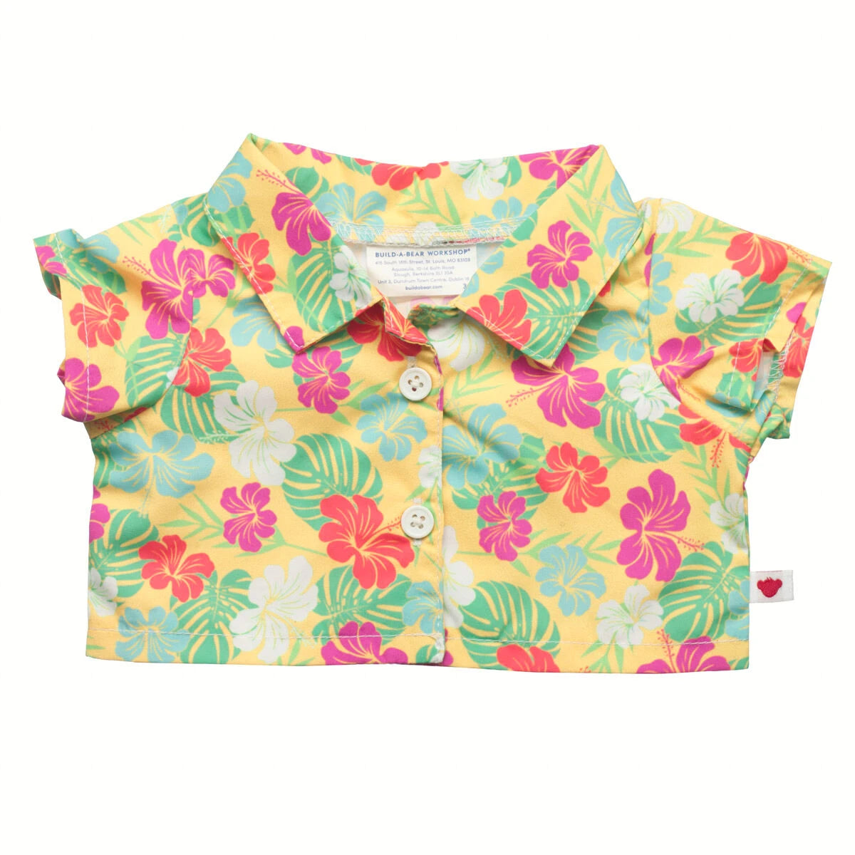 Tropical Flower Print Shirt | Build-A-Bear - US 1870