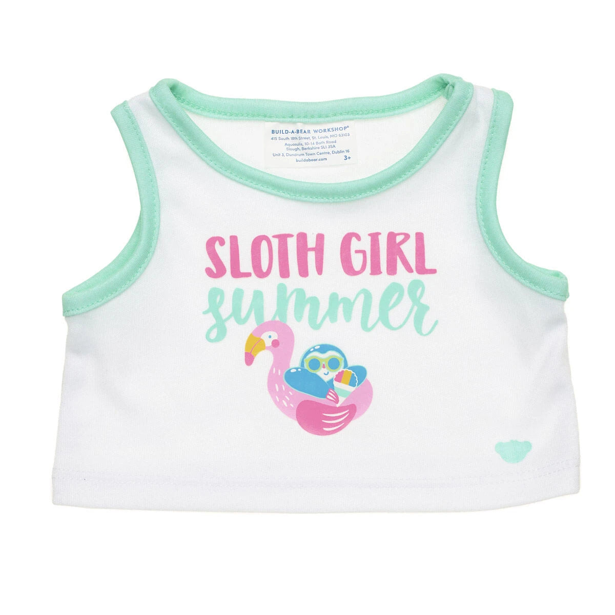 Sloth Girl Summer Tank for Plush Toys | Build-A-Bear® - US 2638
