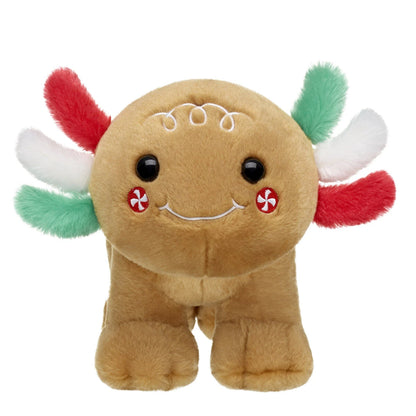 Gingerbread Axolotl Stuffed Animal - US 9129