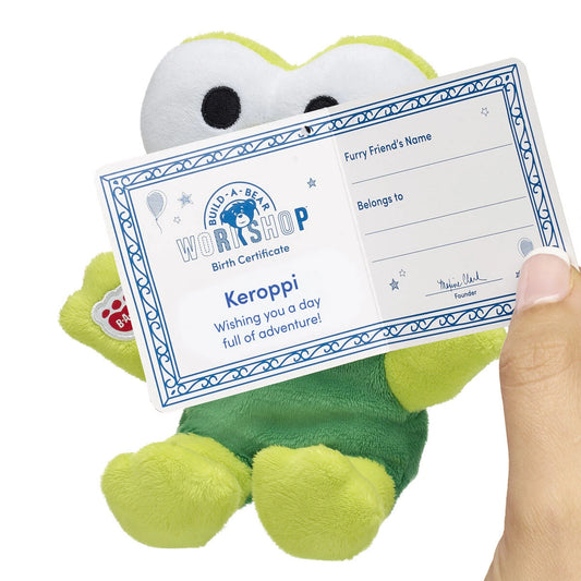 Mini Beans® Hello Kitty® and Friends Keroppi™ Plush | Build-A-Bear - US 6861