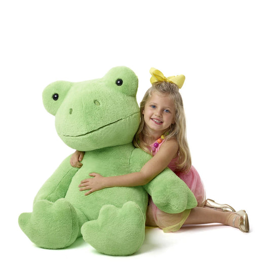 Giant Spring Green Frog Stuffed Animal | Build-A-Bear® - US 5701