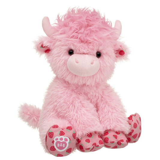 Strawberry Highland Cow Stuffed Animal | Build-A-Bear® - US 7408
