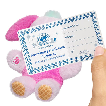 Build-A-Bear Mini Beans Strawberry Ice Ice Cream Pochacco | Build-A-Bear - US 7530