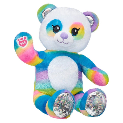 Rainbow Panda Plush Toy | Shop Rainbow Friends at Build-A-Bear® - US 7418