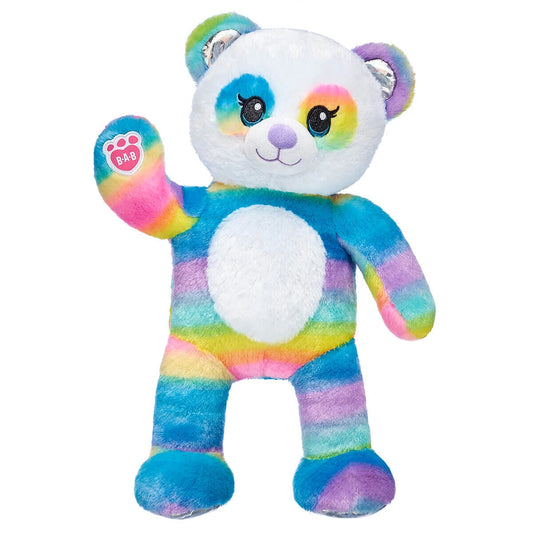 Rainbow Panda Plush Toy | Shop Rainbow Friends at Build-A-Bear® - US 8792