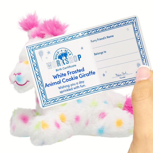 Build-A-Bear Mini Beans White Frosted Animal Cookie | BAB - US 7085