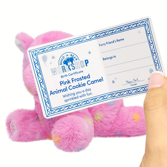 Build-A-Bear Mini Beans Pink Frosted Animal Cookie | BAB - US 3393