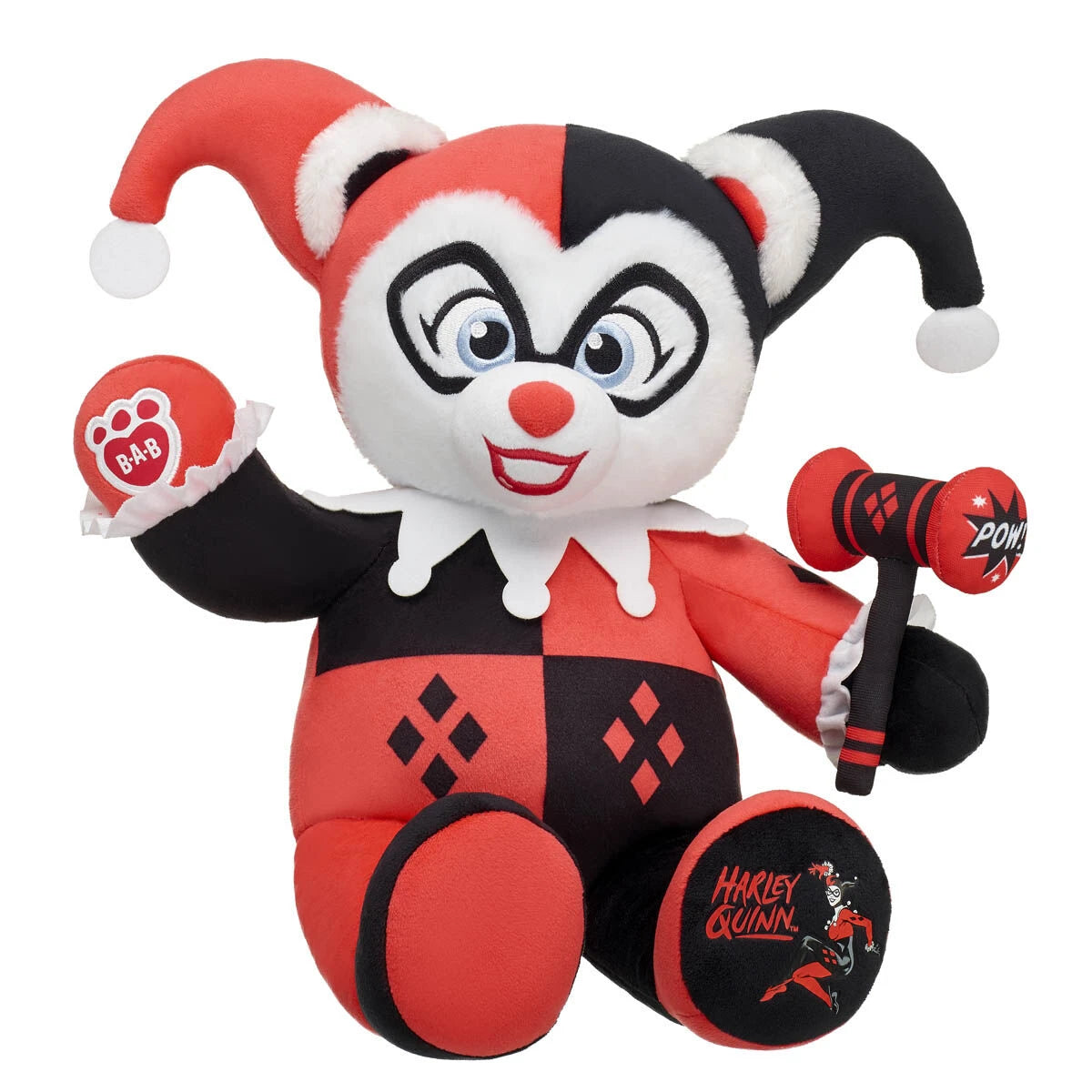 Online Exclusive Classic Harley Quinn™ Teddy Bear | Build-A-Bear® - US 7882