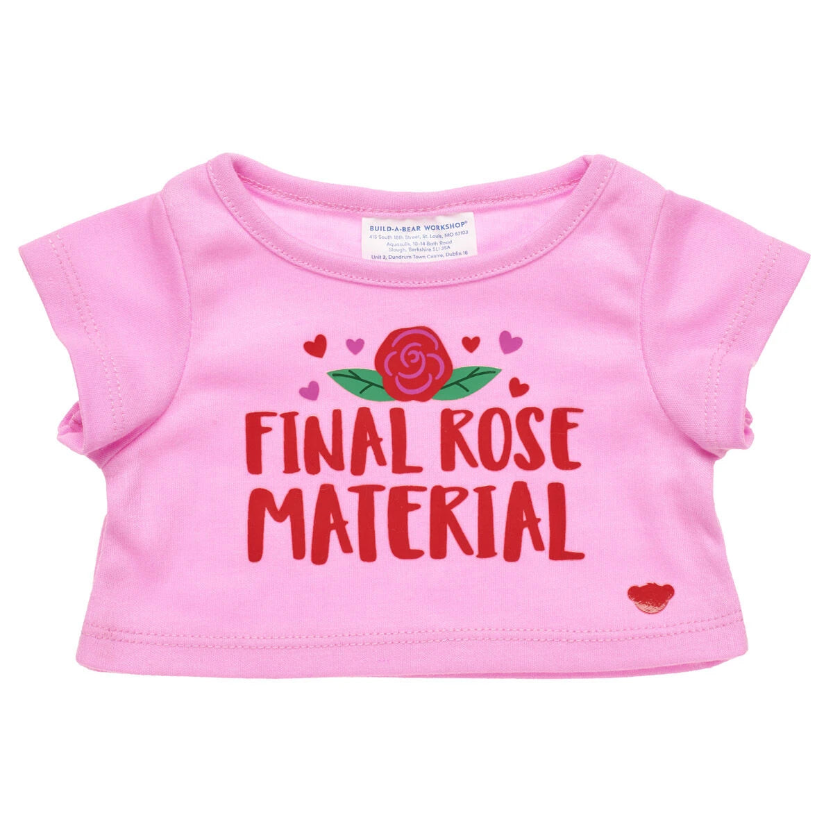 Final Rose Material T-Shirt for Plush Toys | Build-A-Bear® - US 0867