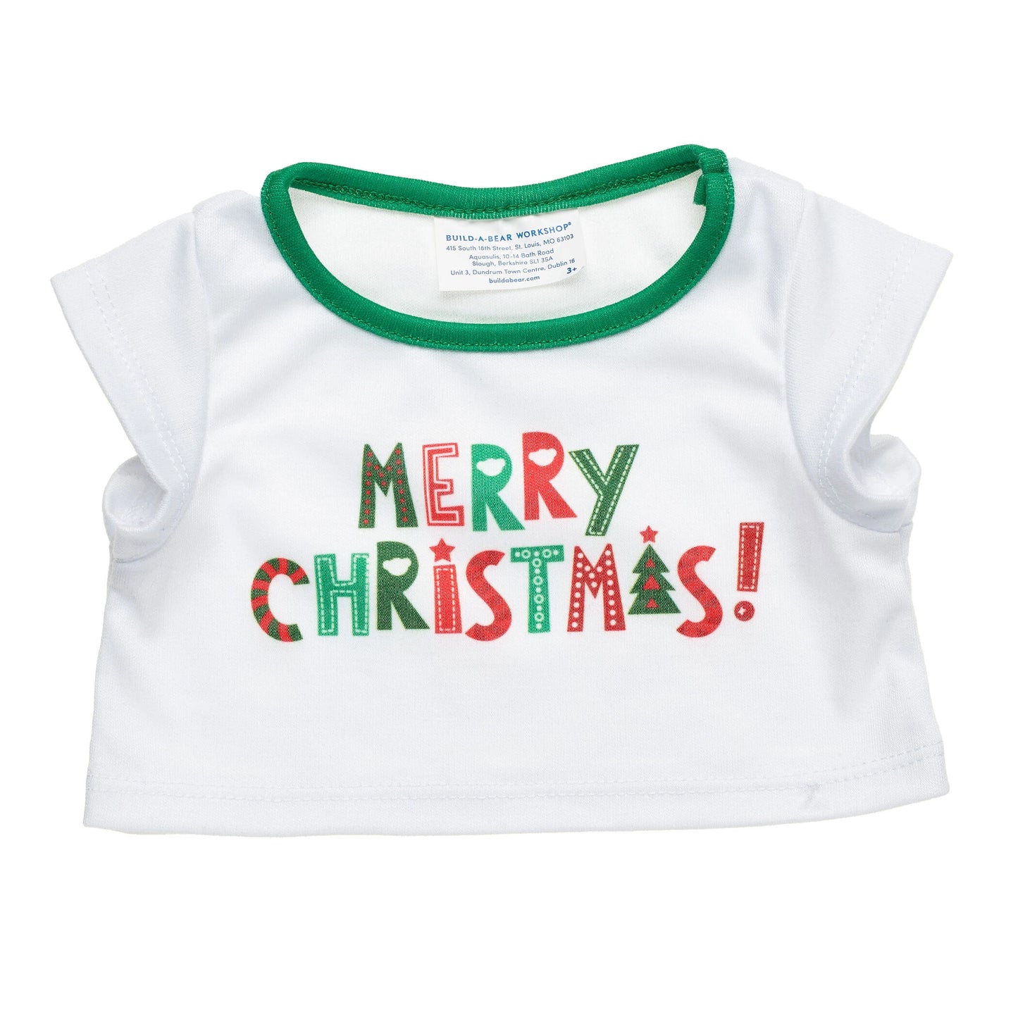 Merry Christmas T-Shirt for Stuffed Animals | Build-A-Bear® - US 4485