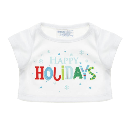 Happy Holidays T-Shirt for Plush Toys | Build-A-Bear® - US 1680