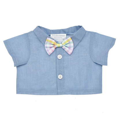 Chambray Shirt With Bow Tie for Stuffed Animals | Build-A-Bear® - US 7841