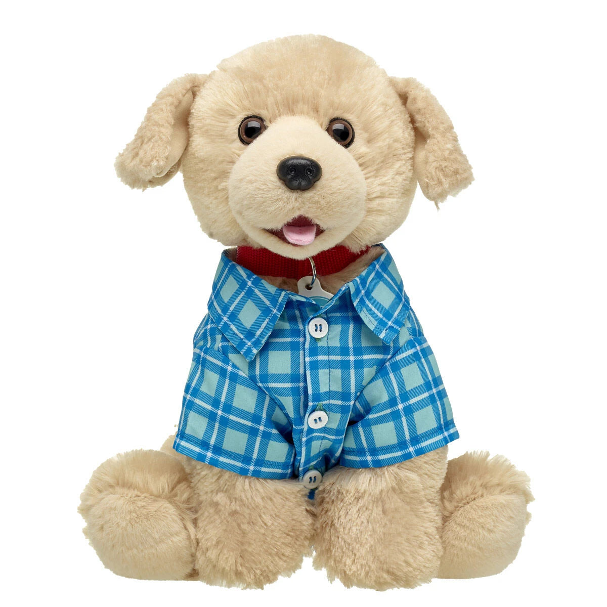 Blue Check T-Shirt for Stuffed Animals - US 8527